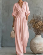 Genevieve | Elegant Wide-Leg Jumpsuit 14