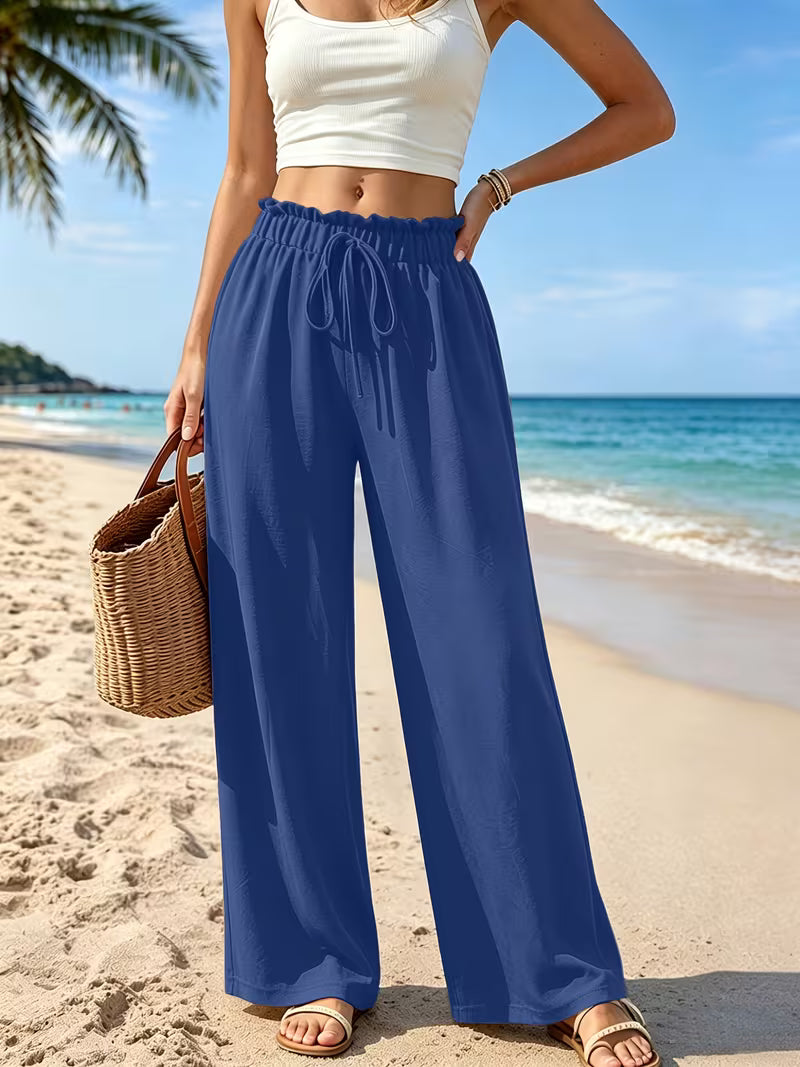 Caroline | Casual Summer Wide-Leg Pants 4