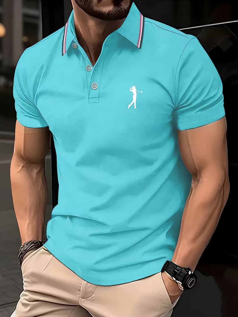 Laurence | Casual Short-Sleeve Golf Printed Shirt 2