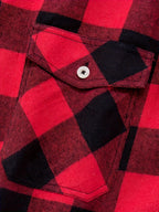 Men's Buffalo Plaid Flannel Shirt Button-Front 11
