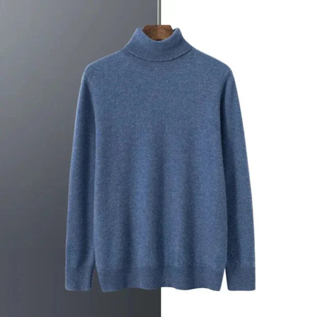 Men's Turtleneck Sweater Long Sleeve Relaxed Fit 1