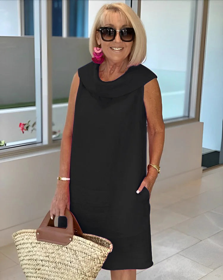 Juliette | Casual Sleeveless Round Neck Dress 4