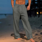 Victor | Classic Plain Wide Pants 6