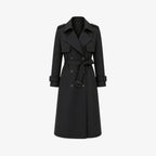Women's Double-Breasted Belted Trench Coat Oversized Fit 15