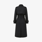 Women's Double-Breasted Belted Trench Coat Oversized Fit 16
