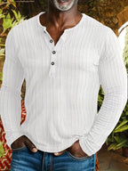 Dominic | Stylish Textured Button Up Shirt 1