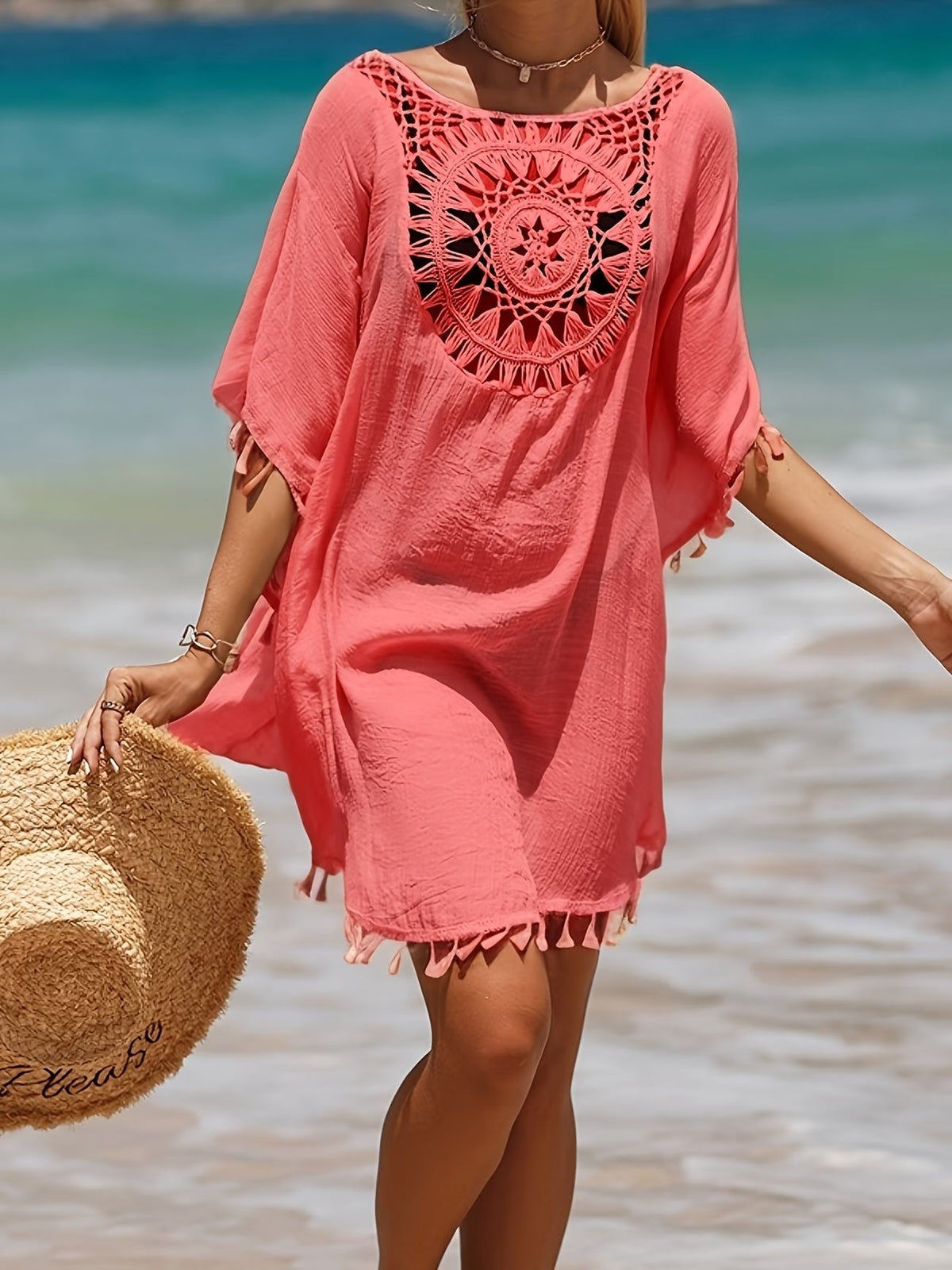 Zaina | Stylish Retro Flowy Boho Dress 1