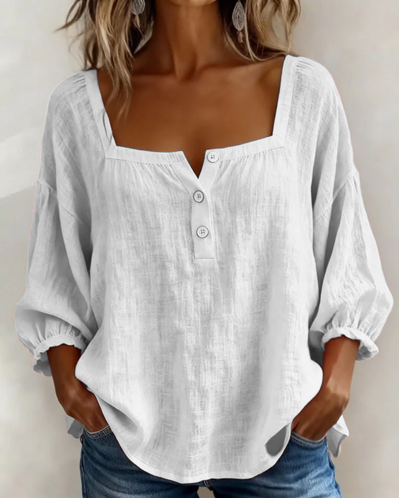 Orlinda | Stylish Relaxed Puff Sleeve Blouse 5