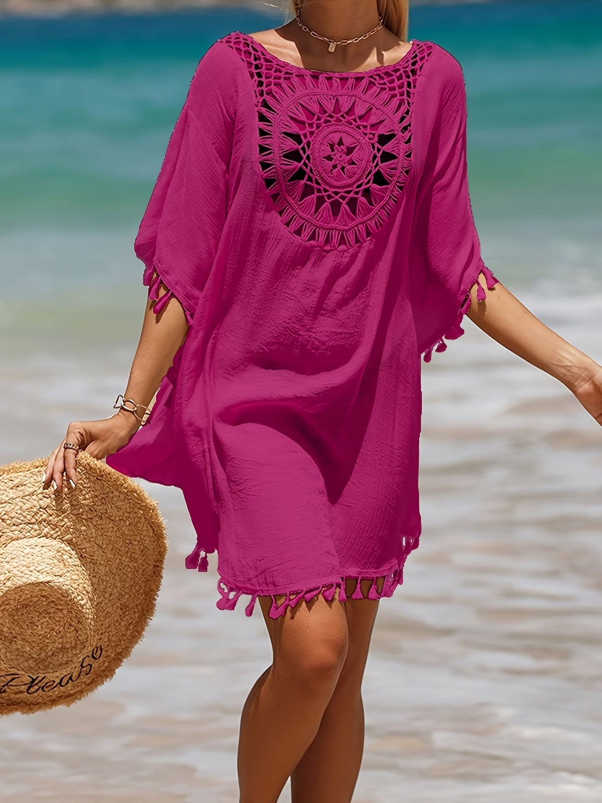 Zaina | Stylish Retro Flowy Boho Dress 2