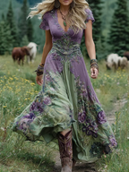 Amelia | Vintage Floral Maxi Dress 1