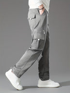 Blake | Retro Style Thickened Loose Cargo Pants 2