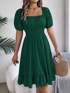 Mariselle | Stylish Puff Sleeves Dress 2