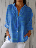 Susan | Everyday Collared Striped Blouse 1