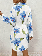 Adira | Stylish Floral Button Dress 2