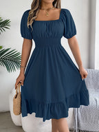 Mariselle | Stylish Puff Sleeves Dress 1