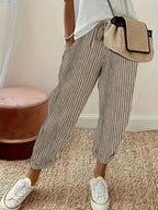 Darcie | Striped Wide-Leg Casual Pants 3