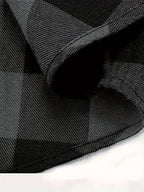 Men's Buffalo Plaid Flannel Shirt Button-Front 37