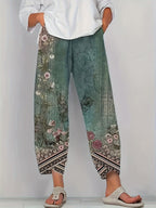 Amanda | Classic Vintage Floral Pants 1