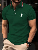 Laurence | Casual Short-Sleeve Golf Printed Shirt 9
