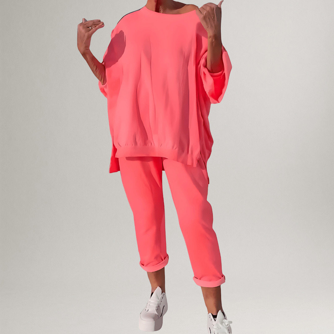 Winona | Classic Oversized Blouse and Pant Set 1