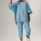 Winona | Classic Oversized Blouse and Pant Set 2