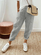 Rosie | Relaxed Striped Summer Pants 5