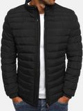 Men's Quilted Puffer Jacket with Full Zip 1