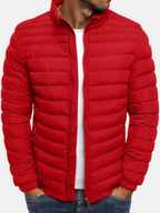 Men's Quilted Puffer Jacket with Full Zip 5