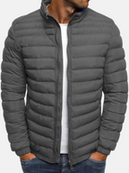 Men's Quilted Puffer Jacket with Full Zip 6