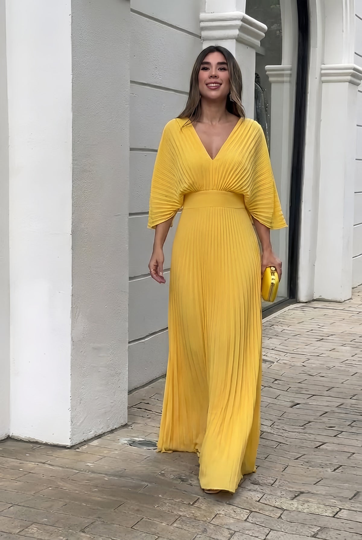 Veronica | Stylish Pleated Elegant Maxi Dress 1