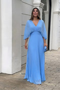 Veronica | Stylish Pleated Elegant Maxi Dress 8
