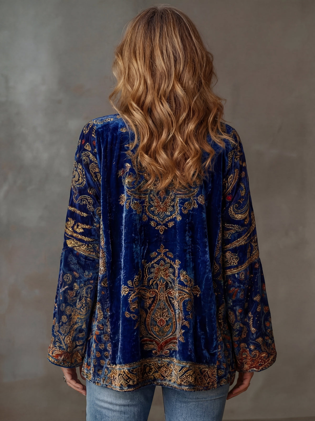 Amelie | Stylish Velvet-Touch Bohemian Cardigan 5