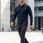 Callan | Casual Long Sleeve Collared Polo 2