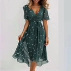 Camila | V-Neck Short Sleeve Summer Dress 2