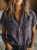 Rosalie | Floral Short Sleeve Blouse 1