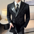 Zain | Velvet Preppy Lapel Slim Fit Six-Buttons Jacket 2
