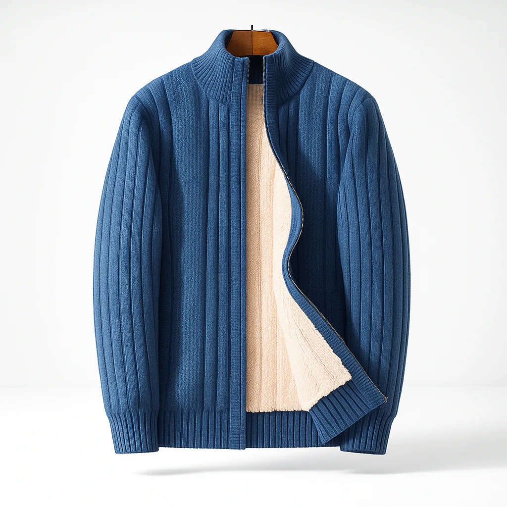 Jackson | Casual Long Sleeve Zipper Cardigan 1