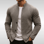 Frederick | Classic Textured Pocket Cardigan 1