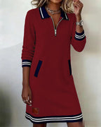 Colette | Chic Long Sleeve Collar Dress 9