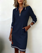 Colette | Chic Long Sleeve Collar Dress 15