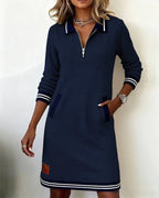 Colette | Chic Long Sleeve Collar Dress 19