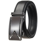 Men's Ratchet Belt with Automatic Buckle and Textured Strap 1
