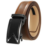 Men's Ratchet Belt with Automatic Buckle and Textured Strap 2