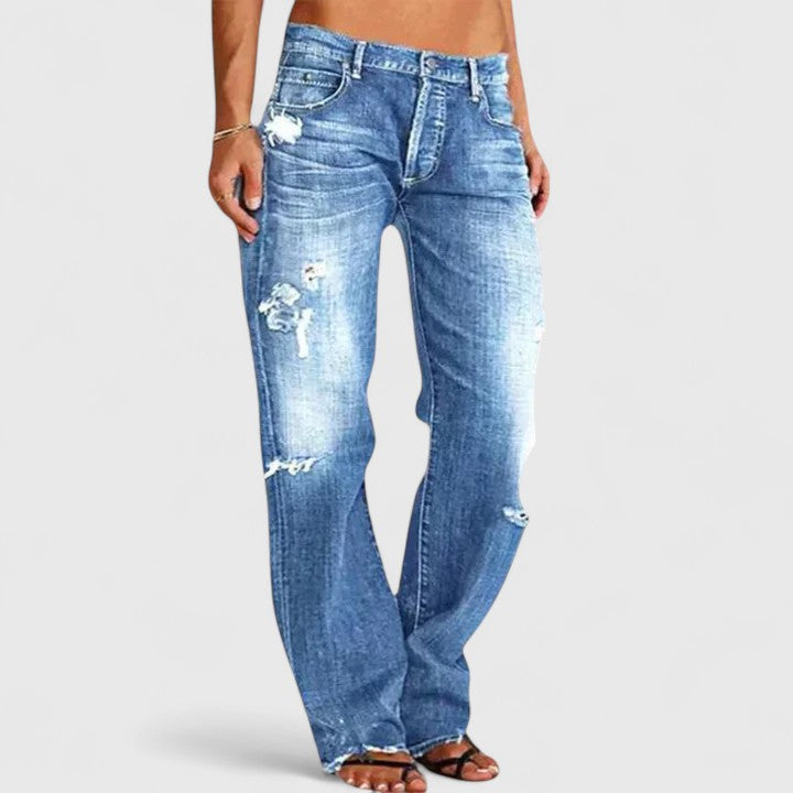 Grace | Elegant Wide-Leg Jeans 1