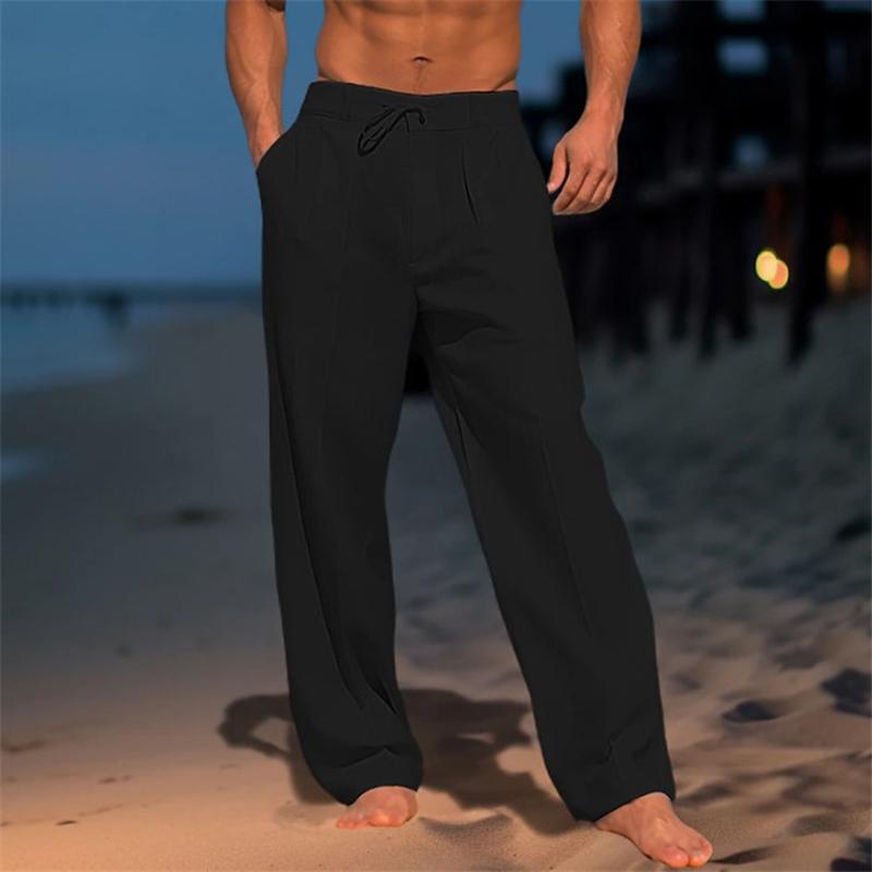Victor | Classic Plain Wide Pants 3