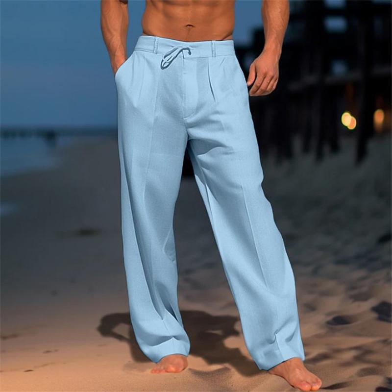 Victor | Classic Plain Wide Pants 4