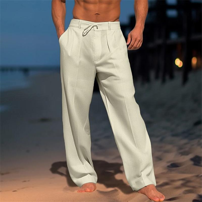 Victor | Classic Plain Wide Pants 5
