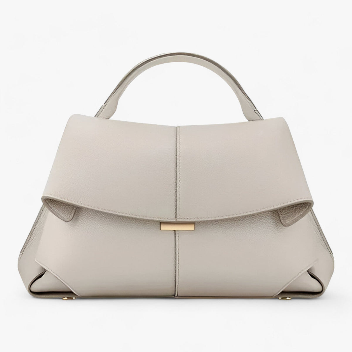 Women's Top-Handle Handbag with Flap Closure and Structured Shape 2