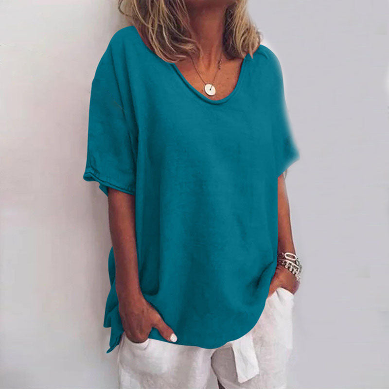 Lucia | Graceful V-Neck Flow Blouse 5