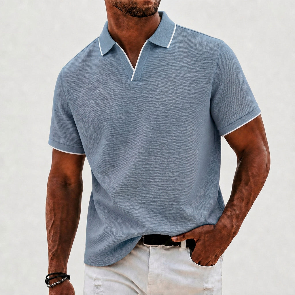 Zeke | Classic Collar Knit Polo 8